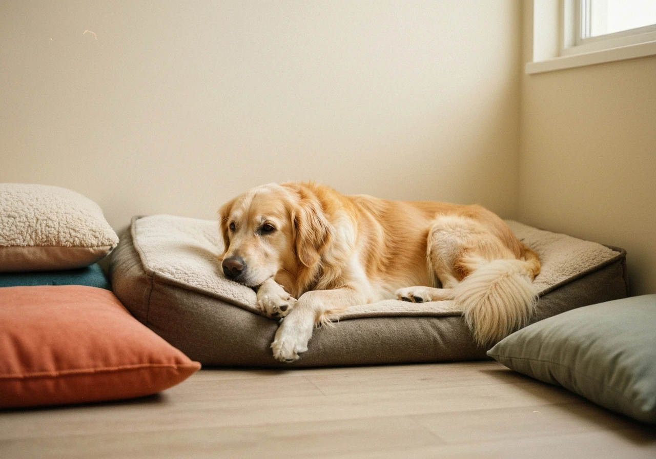 Golden Retriever in a natural setting