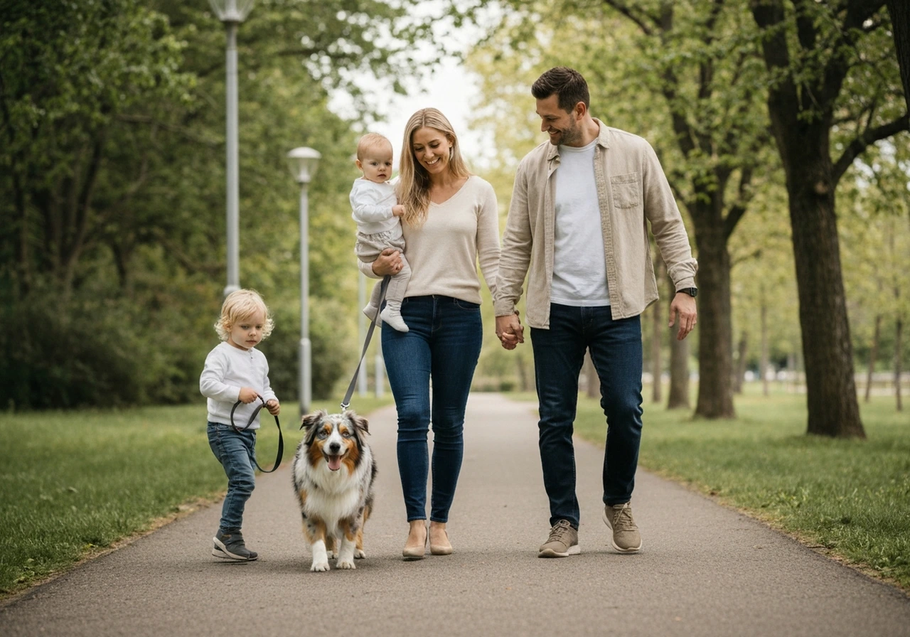 Australian Shepherd in a natural setting
